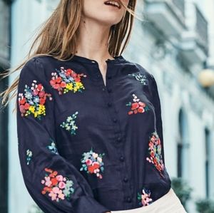 Boden Claudia Embroidered Blouse